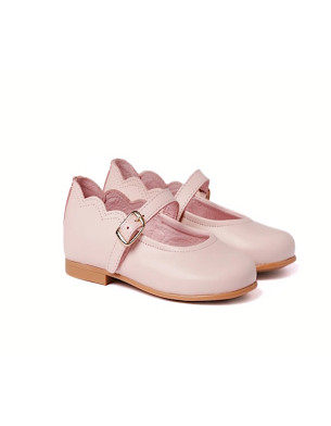 Made in Spain Ballerina NAPPA Leather SUPERFLEX ROSA EU25-EU31 Pink